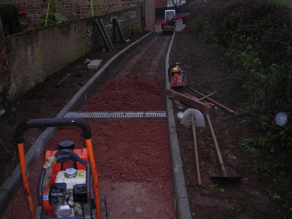 Chantier d'assainissement