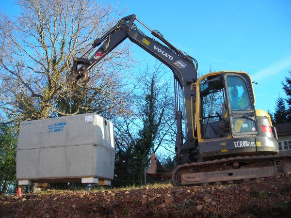 Chantier d'assainissement