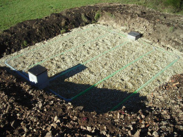 Chantier d'assainissement