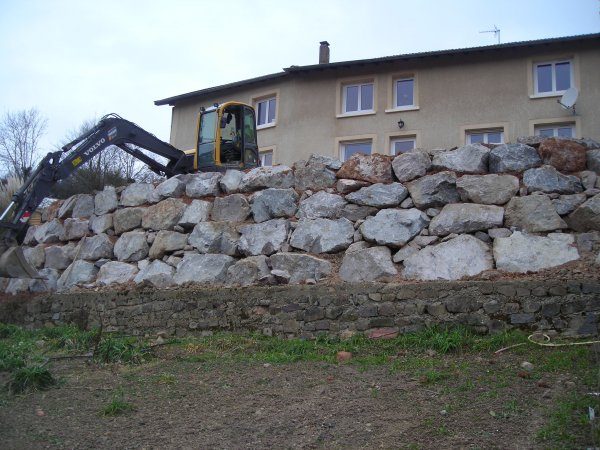 Mur d'enrochement