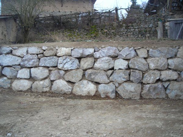 Mur d'enrochement