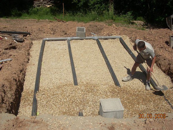 Chantier d'assainissement